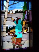 Stained Glass Window; St Matthews Episcopal Church; Fairbanks AK